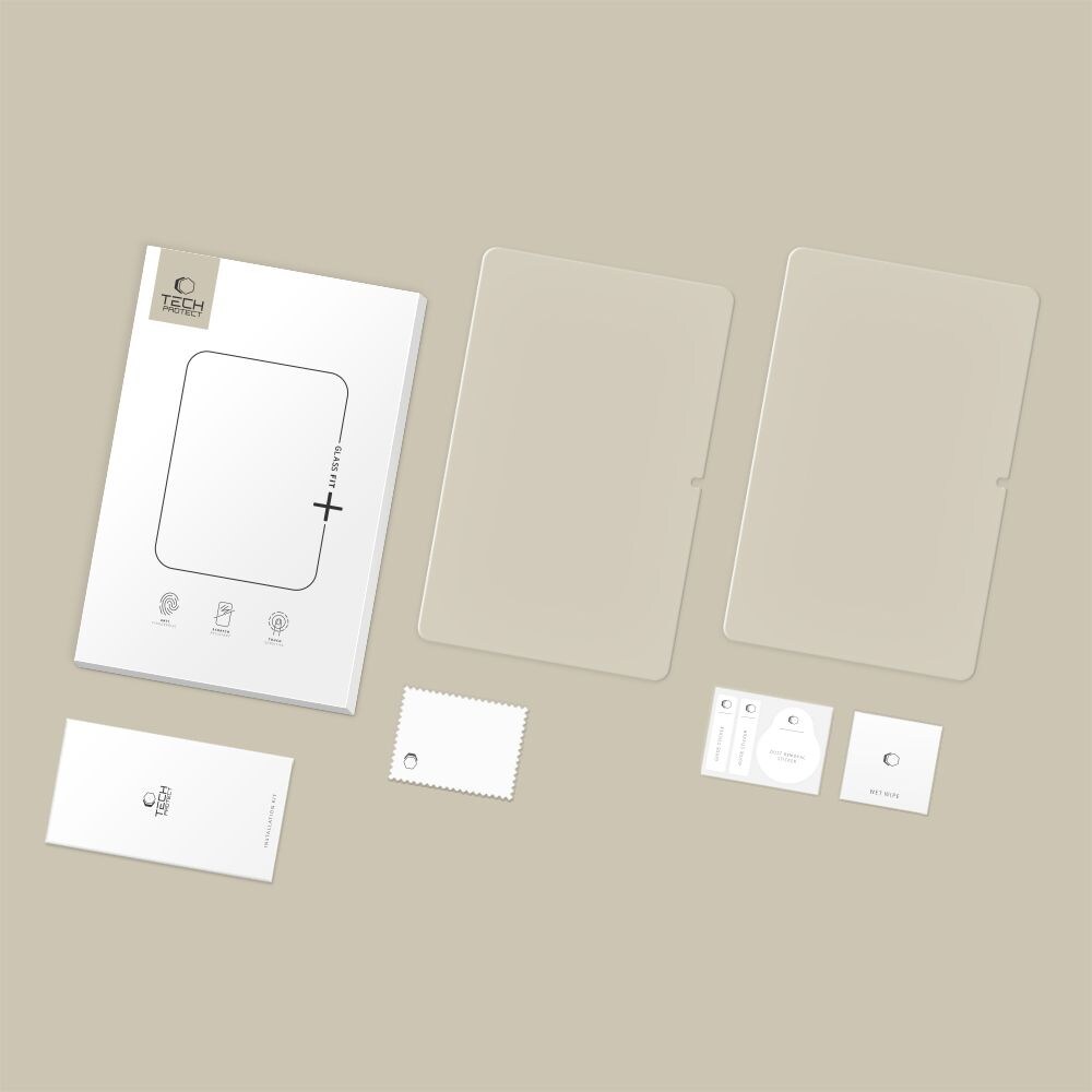 Tech-Protect Glass Fit+ 2-pak hærdet glas til Samsung Galaxy Tab A9+ / A11+ Plus 11.0 - transparent