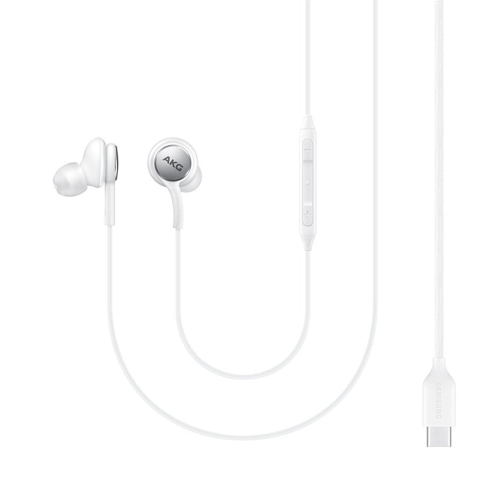 Samsung AKG trådbundna in-ear hörlurar USB-C vit (EO-IC100BWEGEU)