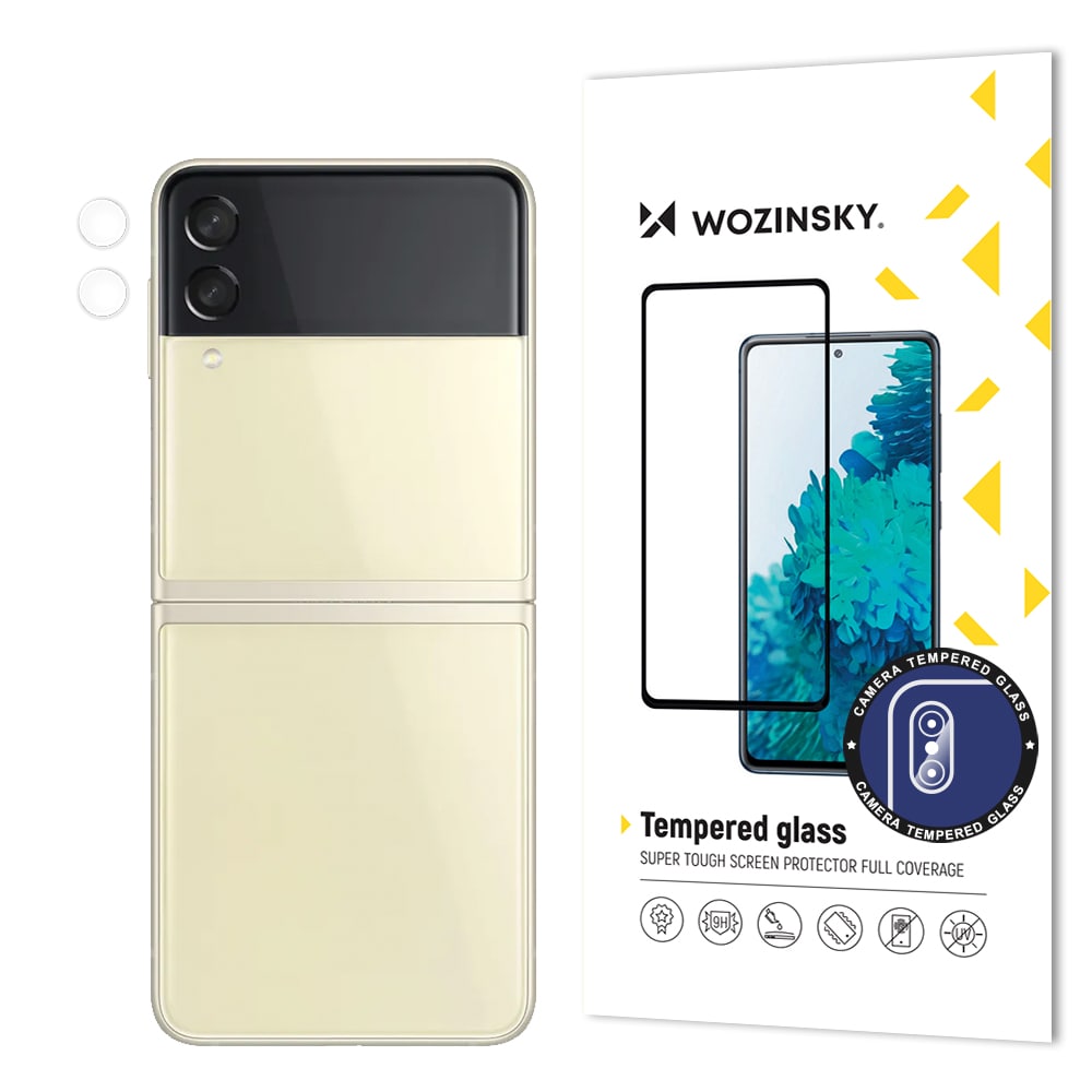 Wozinsky Kameraglas 9H härdat glas för alla kameror Samsung Galaxy Z Flip 3 kamera