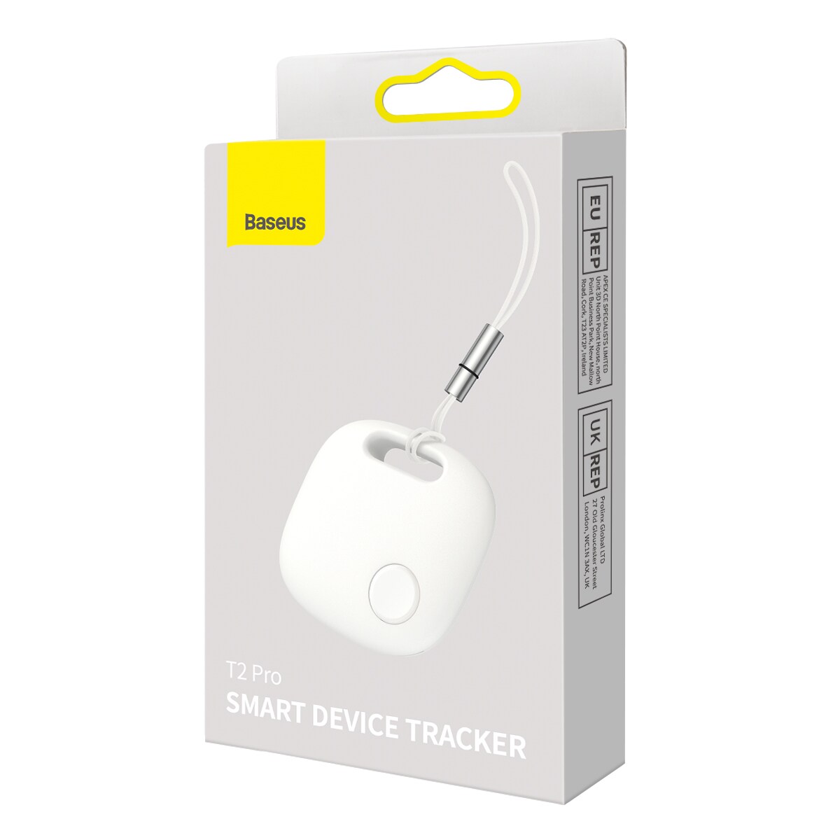 Baseus T2 Pro smart GPS-tracker för barnhandväska nycklar vit (FMTP000002)