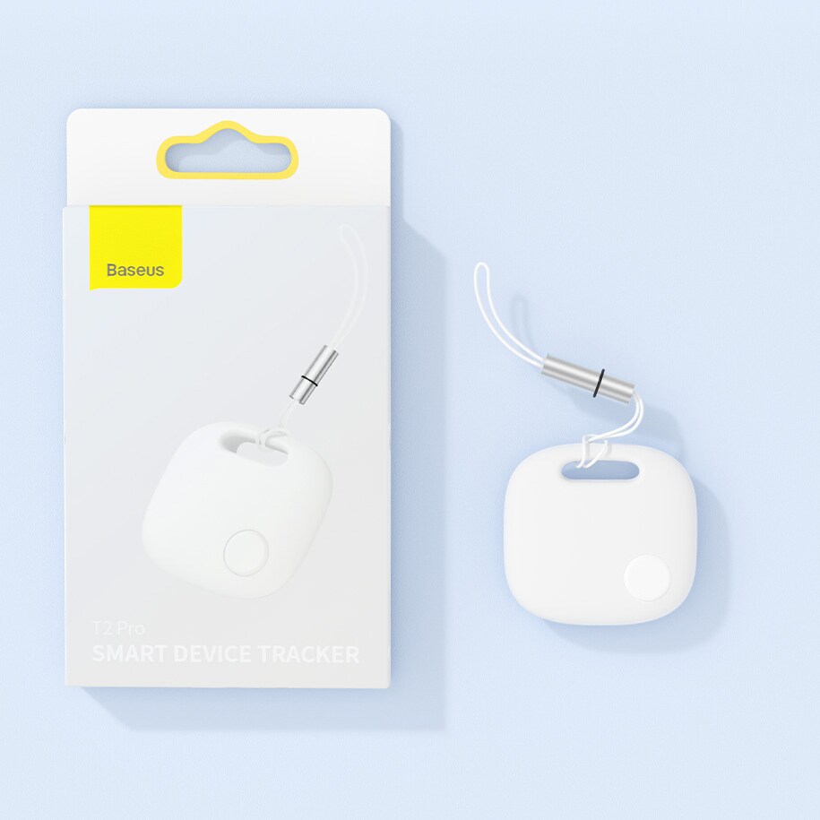 Baseus T2 Pro smart GPS-tracker för barnhandväska nycklar vit (FMTP000002)