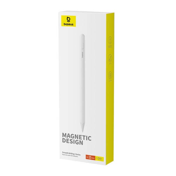 Baseus Smooth Writing 2 pennor med LED-indikator - vit