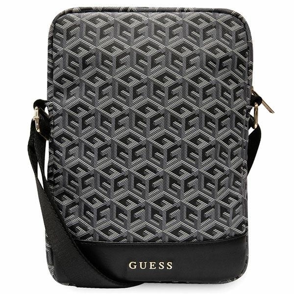 Guess Väska GUTB10HGCFSEK 10" svart/svart GCube Stripe Tablet Bag