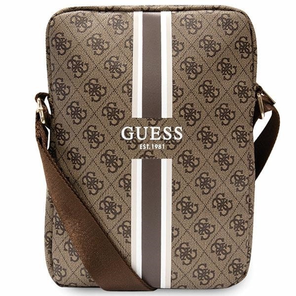 Guess Väska GUTB10P4RPSW 10" brun/brun 4G Stripes Tablet Bag