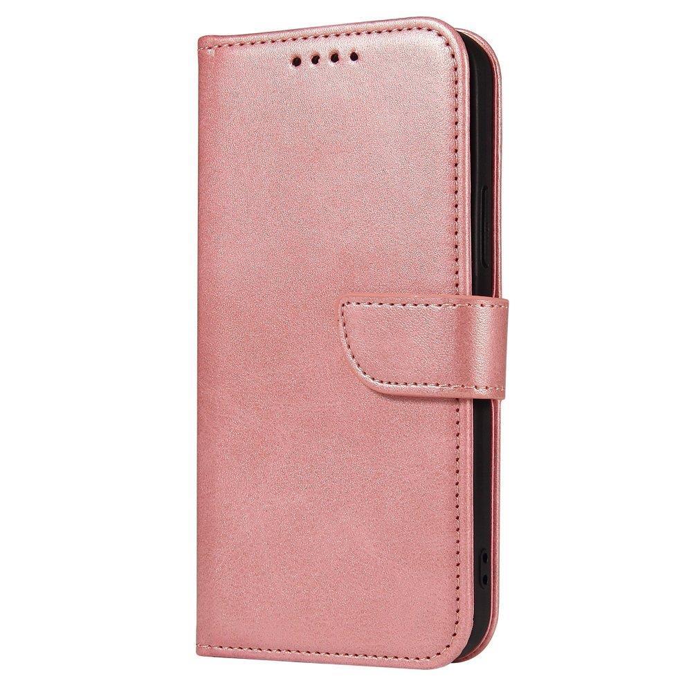 Elegant Magnet Flip Cover with Stand for Xiaomi Redmi Note 11 Pro+/5G, Mi11i, Poco X4 NFC - Pink
