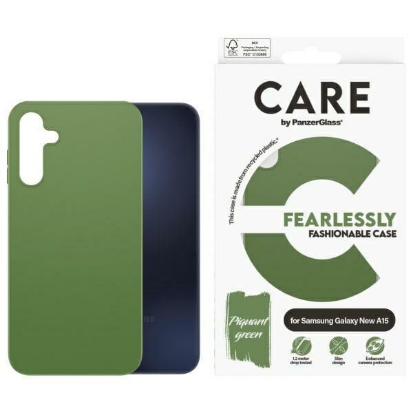 CARE by PanzerGlass Modefodral för Samsung Galaxy A16 / A16 5G - Grön