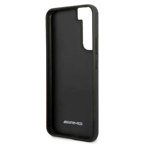 AMG læderetui med prægede linjer til Samsung Galaxy S22+ - sort