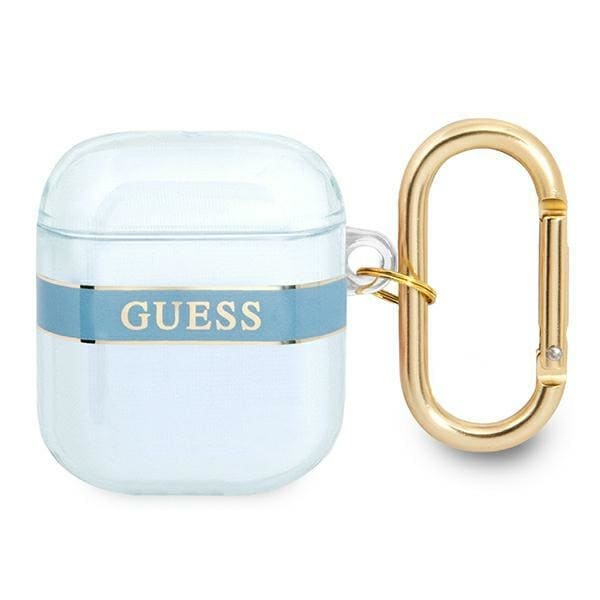 Guess GUA2HHTSB AirPods skydd blå/blå Strap Collection