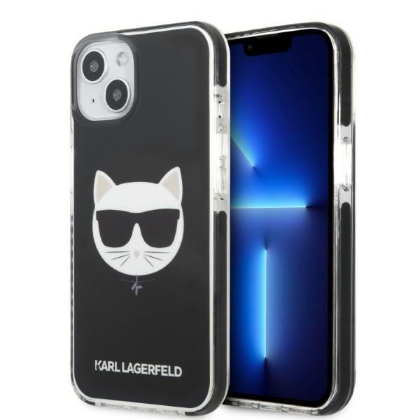Karl Lagerfeld KLHCP13MTPECK iPhone 13 6,1" hårda fodral svart/svart Choupette Head