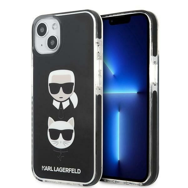 Karl Lagerfeld Karl&Choupette huvudfodral för iPhone 13 - Svart