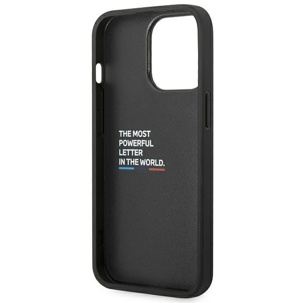 Etui BMW BMHCP14L22NBCK iPhone 14 Pro 6.1 "sort/sort Læder Carbon