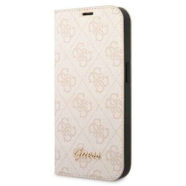 Guess GUBKP14LHG4SHP iPhone 14 Pro 6.1 "rosa / rosa bok 4G Vintage Gold Logo