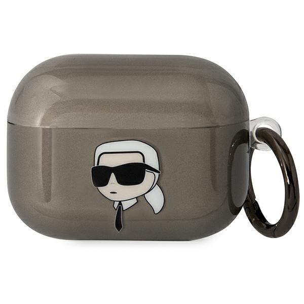 Karl Lagerfeld KLAPHNIKTCK AirPods Pro-skydd svart/svart Karl's Head