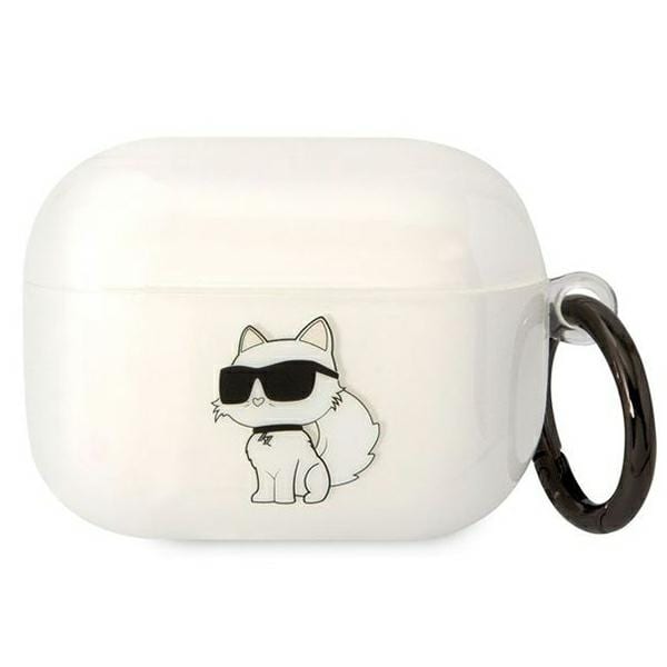 Karl Lagerfeld KLAPHNCHTCT Airpods Pro-skydd transparent Ikonik Choupette