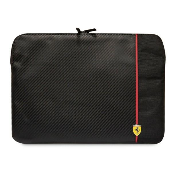 Ferrari Kolfiberfodral för 14" bärbar dator - svart