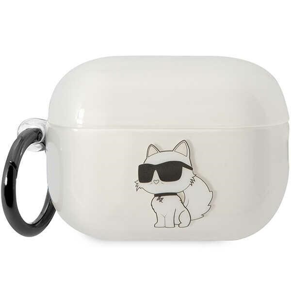 Karl Lagerfeld KLAP2HNCHTCT Airpods Pro 2 skydd transparent Ikonik Choupette