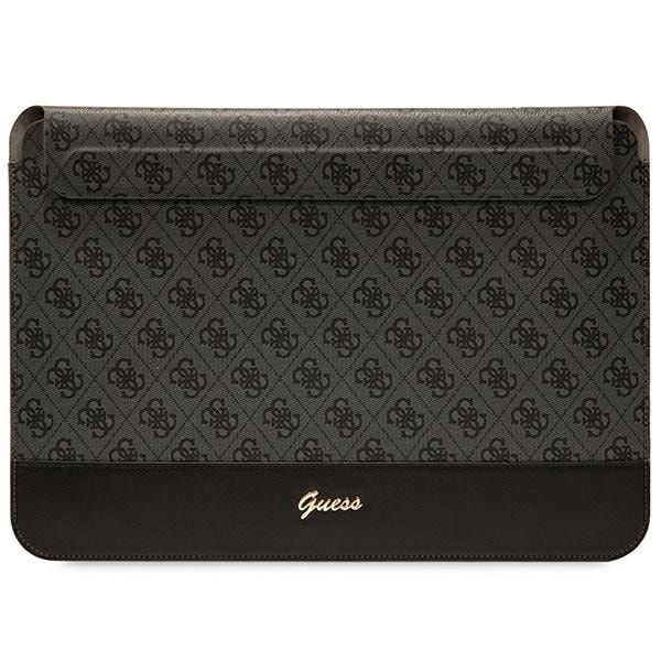 Guess 4G Stripe Metal Logo-fodral för 14" bärbar dator - svart