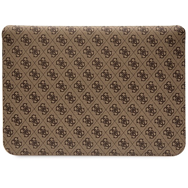 Guess 4G Stripe Metal Logo-fodral för en 14" bärbar dator - brun
