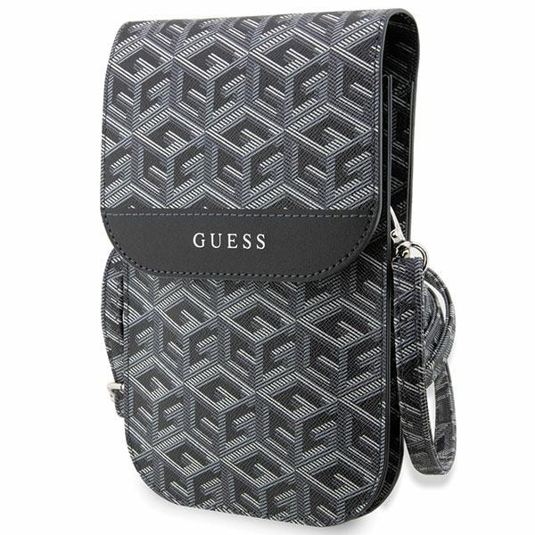 Guess Handväska GUWBHGCFSEK svart/svart GCube Stripe