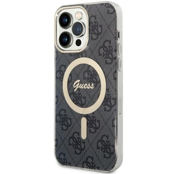 Guess 4G MagSafe-fodral för iPhone 14 Pro Max - svart