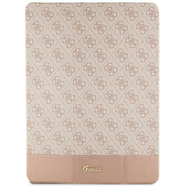 Guess 4G Stripe Allover-fodral för iPad Pro 12,9" - rosa