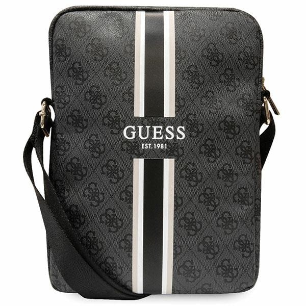 Guess Väska GUTB10P4RPSK 10" svart/svart 4G Stripes Tablet Bag
