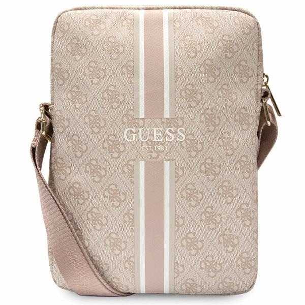 Guess Väska GUTB10P4RPSP 10" rosa/rosa 4G Stripes Tablet Väska
