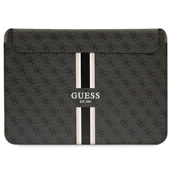 Guess 4G Printed Stripes-skydd för en 16" bärbar dator - svart