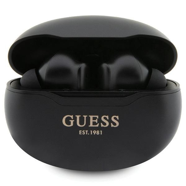 Guess GUTWST50EK TWS Bluetooth-hörlurar + dockningsstation - svart Classic EST