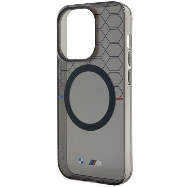 Kuffert BMW BMHMP14XHGPK iPhone 14 Pro Max 6,7" grå/grå hardcase Mønster MagSafe