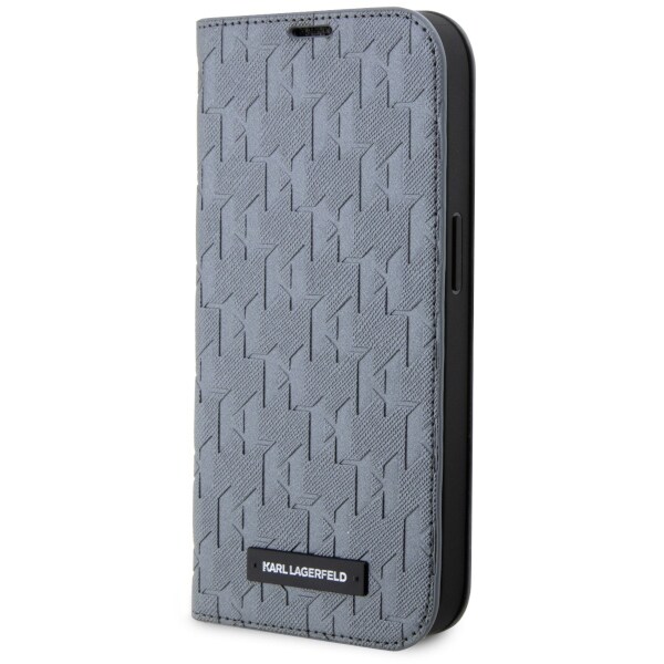 Karl Lagerfeld KLBKP14SSAKLHPG iPhone 14 6,1" bokhylla silver/silver Saffiano Monogram