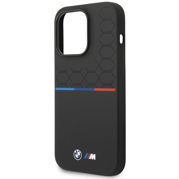 BMW Silikone-mønster iPhone 15 Pro-etui - Sort