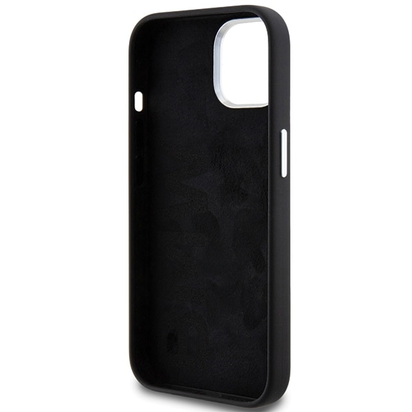 BMW Signature Liquid Silicone MagSafe-etui til iPhone 15 - sort