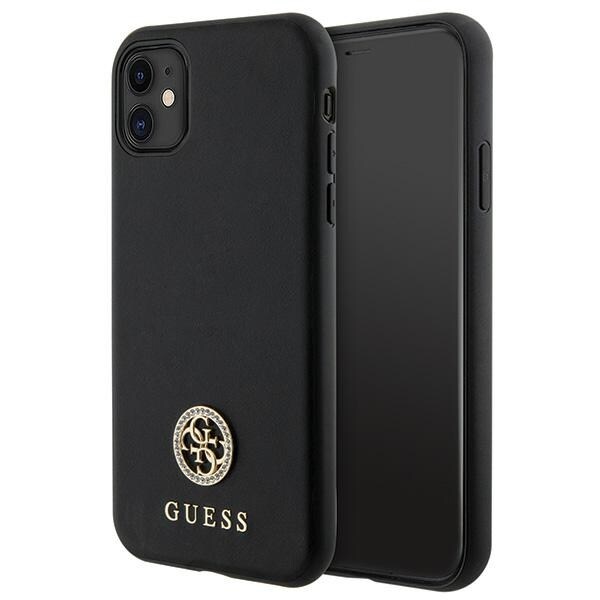 Guess Strass Metal Logo iPhone 11 / Xr 6,1" Fodral - Svart