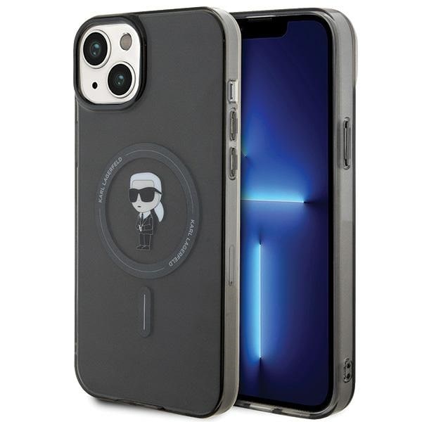 Karl Lagerfeld IML Ikonik MagSafe-fodral för iPhone 15 Plus - svart