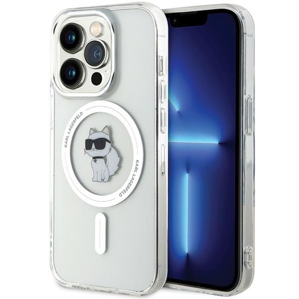 Karl Lagerfeld IML Choupette MagSafe-fodral för iPhone 13 Pro / 13 - transparent