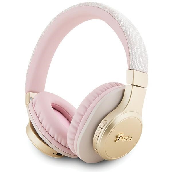 Guess Bluetooth on-ear hörlurar GUBH604GEMP rosa/rosa 4G Script