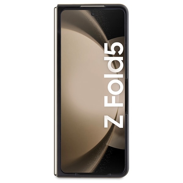 BMW Signature Logo Imprint-etui til Samsung Galaxy Z Fold 5 - sort