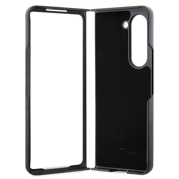 BMW Signature Logo Imprint-etui til Samsung Galaxy Z Fold 5 - sort
