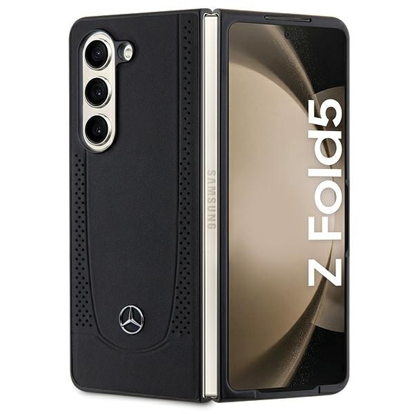 Mercedes Läder Urban fodral för Samsung Galaxy Z Fold 5 - svart