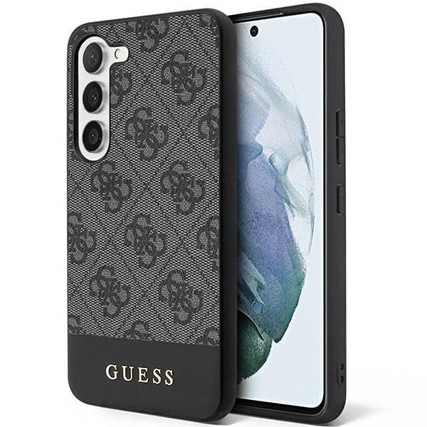Guess 4G Stripe Collection-fodral för Samsung Galaxy S24+ - svart