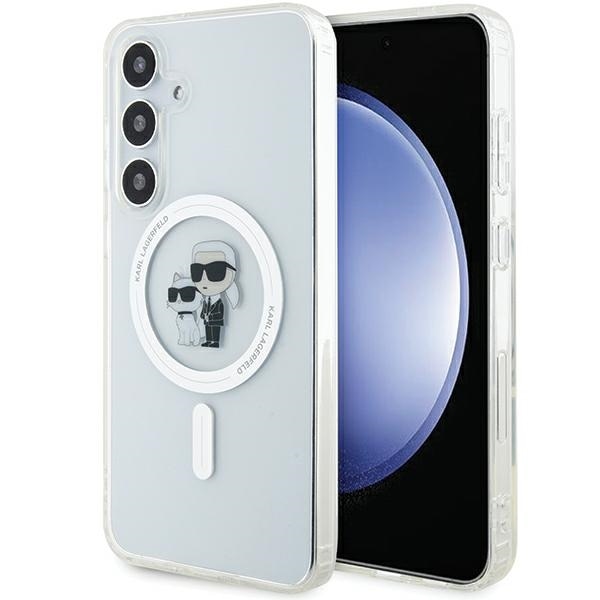 Karl Lagerfeld IML Karl&Choupette MagSafe-fodral för Samsung Galaxy S24 - transparent