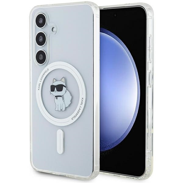 Karl Lagerfeld IML Choupette MagSafe-fodral för Samsung Galaxy S24 - transparent