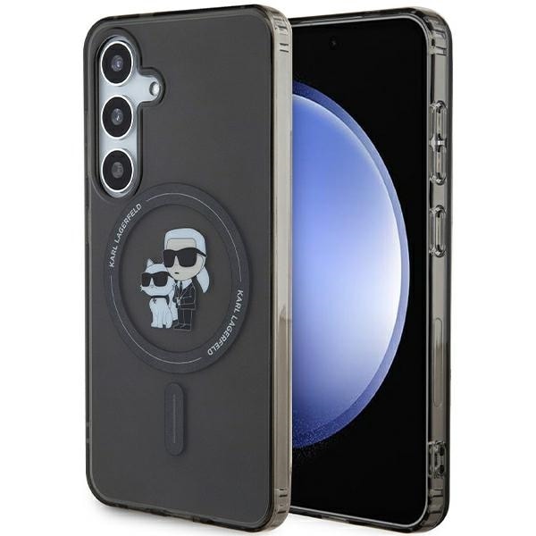 Karl Lagerfeld IML Karl&Choupette MagSafe-fodral för Samsung Galaxy S24 - svart
