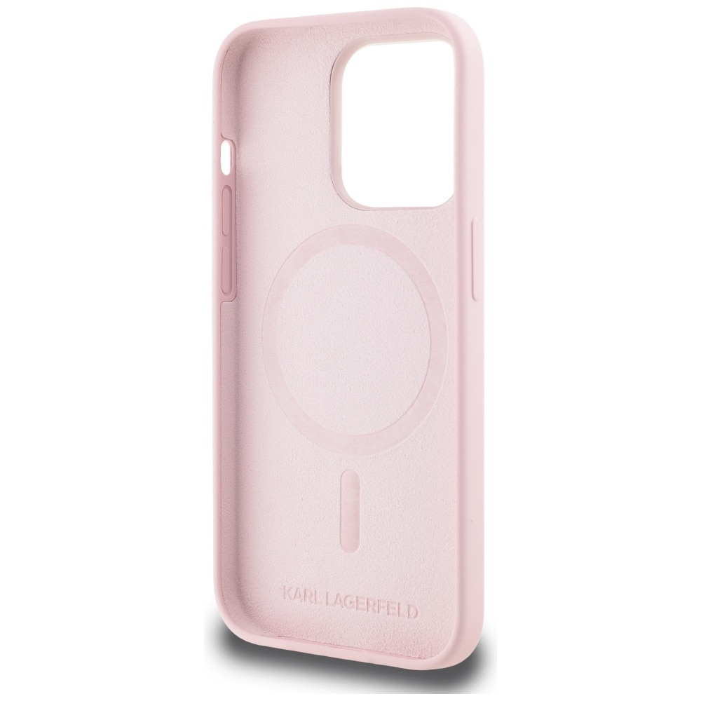 Karl Lagerfeld silikone Karl&Choupette MagSafe-etui til iPhone 14 Pro Max - Pink