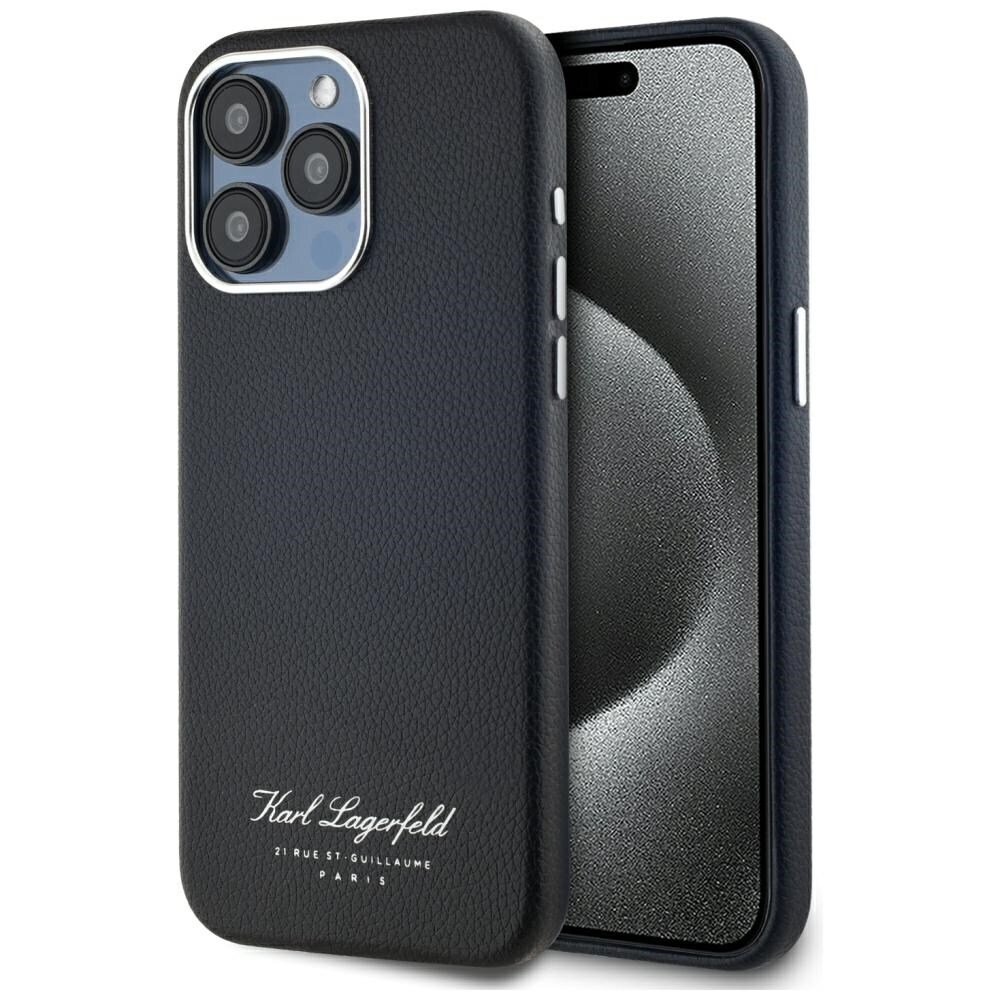 Karl Lagerfeld hotell RSG iPhone 15 Pro fodral - svart