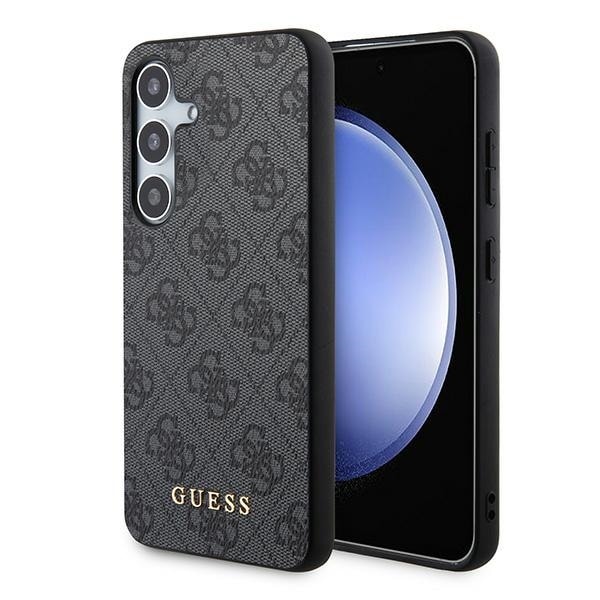 Guess 4G Metall Guld Logo fodral för Samsung Galaxy A55 - svart