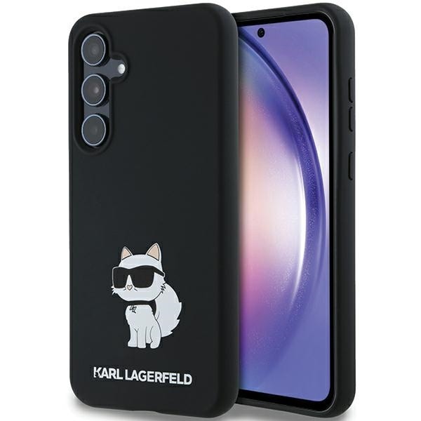 Karl Lagerfeld Silikon Choupette fodral för Samsung Galaxy A35 - svart