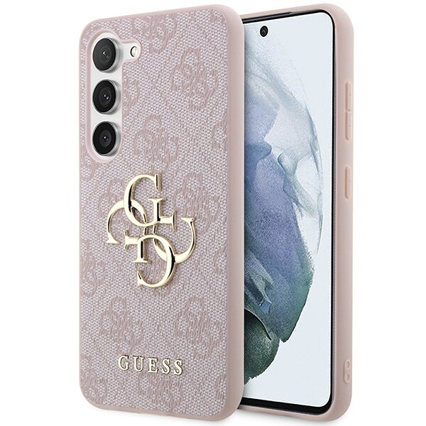 Guess 4G Big Metal Logo fodral för Samsung Galaxy A55 - rosa