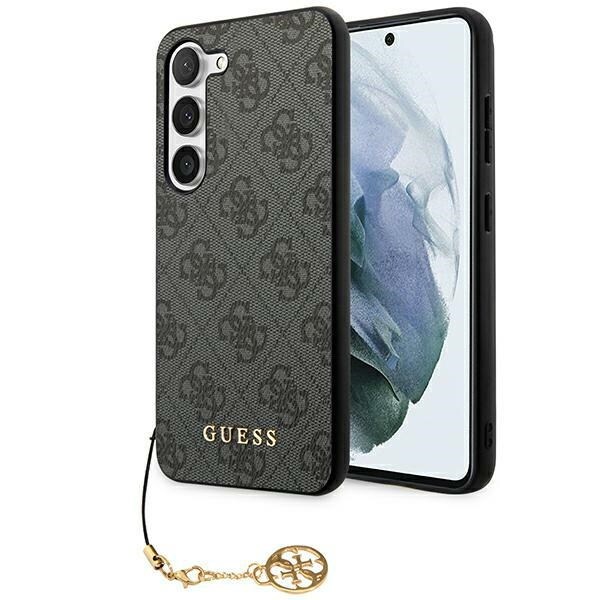 Guess 4G Charms Collection fodral för Samsung Galaxy A35 - svart